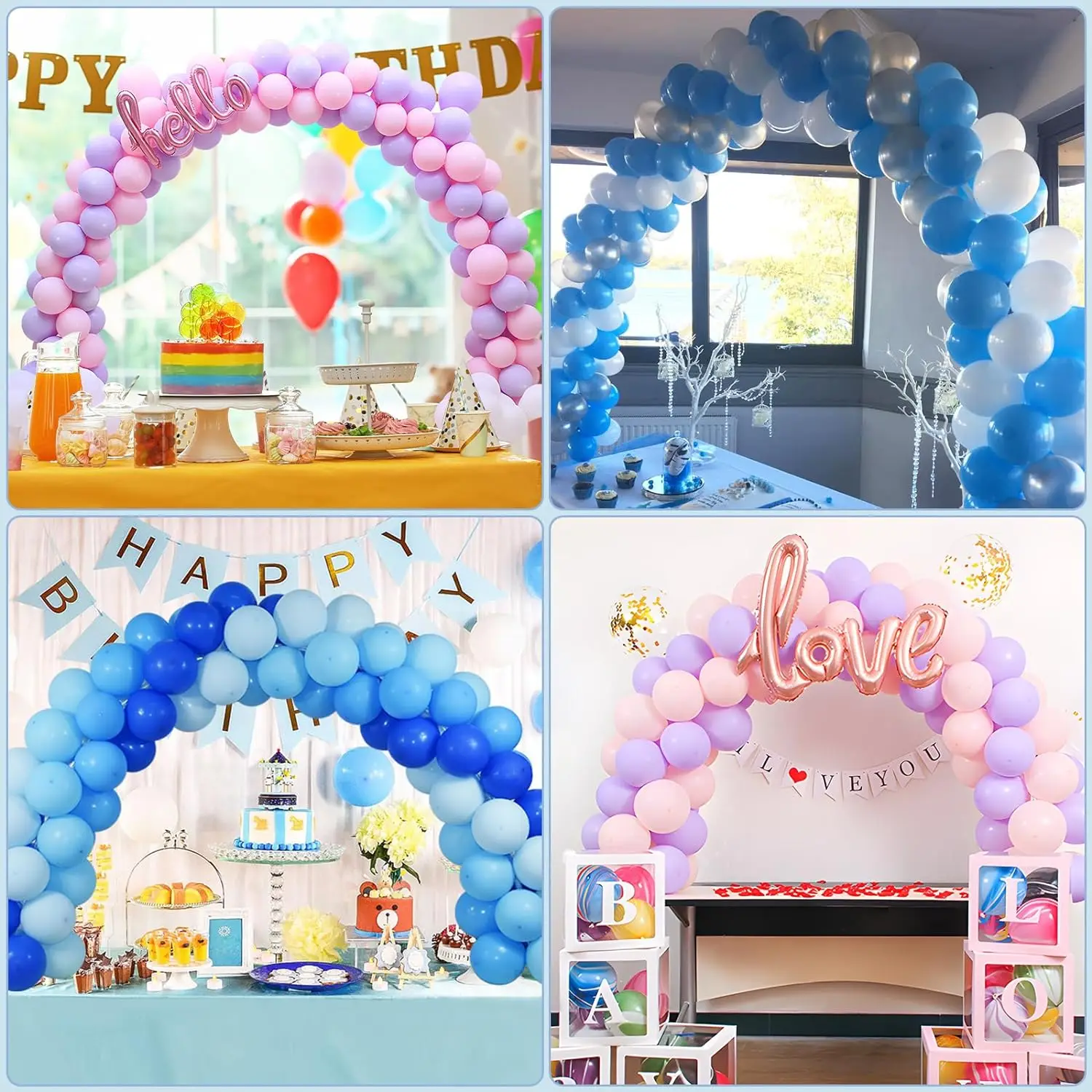 Balloon Arch Kit 1 Set For Tables