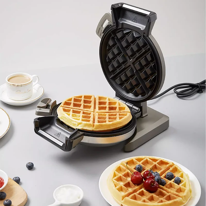 Waf-V100Cn Verticale Waffle Cake Maker Household Multifunzionale Mini Light Food Machine Riscaldamento Grill Pan Breakfast Machine