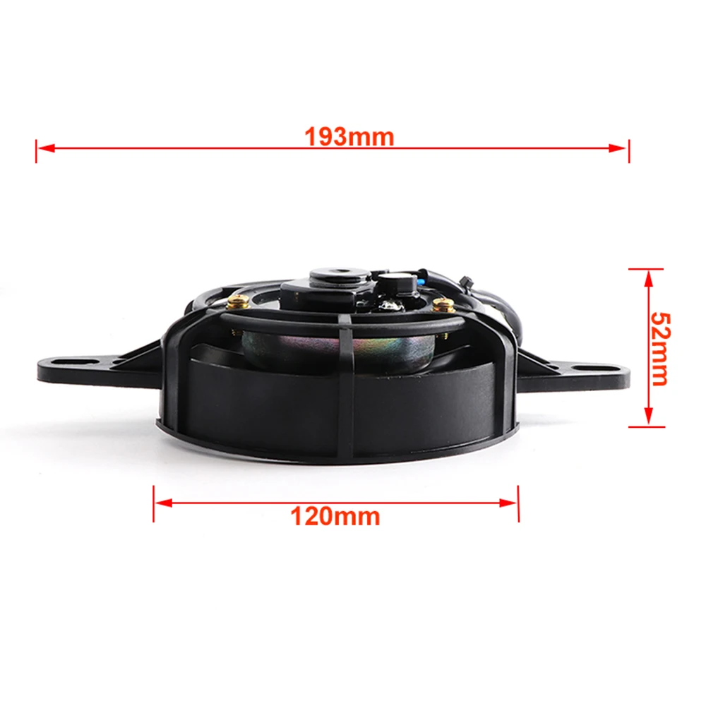 12V Motorcycle Engine Electric Radiator Oil Cooler Cooling Fan For 150cc 200cc 250cc 300cc ATV Quad Go Kart Buggy Motocross Part motorcycle cooling fan