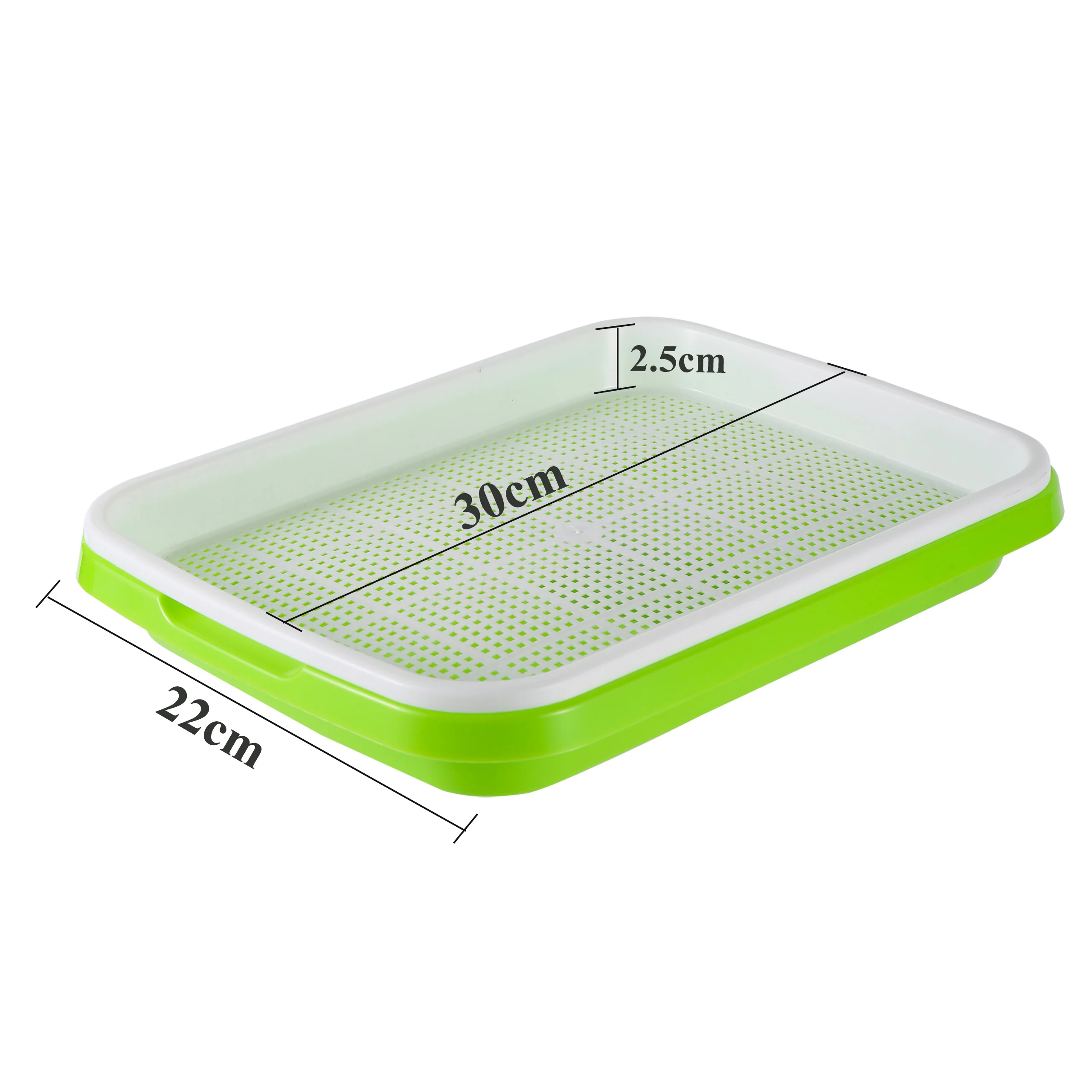 Hydroponic Seedling Green Tray For Sprouts Soil-Free Planting Box Gardening Supplies Horticultural Hydroponic System Tool 1Set hydroponic germination tray