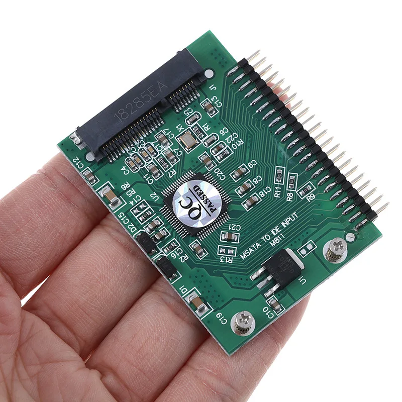 MINI PCI-E MSATA SSD 44Pin Solid State Disk to 1.8inch 3.3V IDE / 2.5inch 5V IDE Adapter Card mSATA to Converter Riser Board Hard Drive Adapter SSD Adapter
