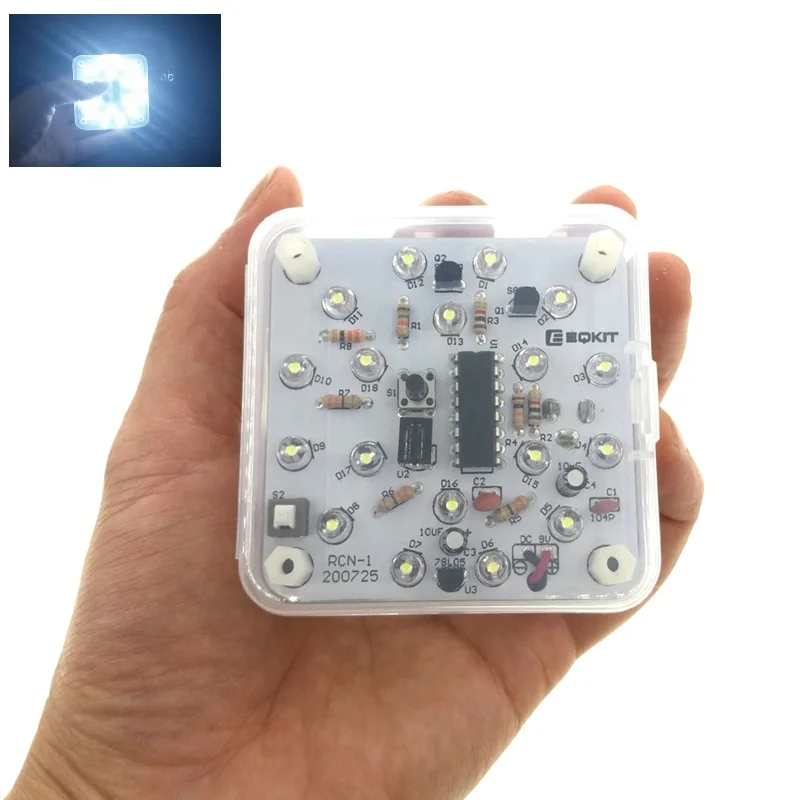 

DC 9-12V Night-Light Lamp DIY Kit Nightlight LED Suite Remote Control DIY Electronics Welding Practice Suit