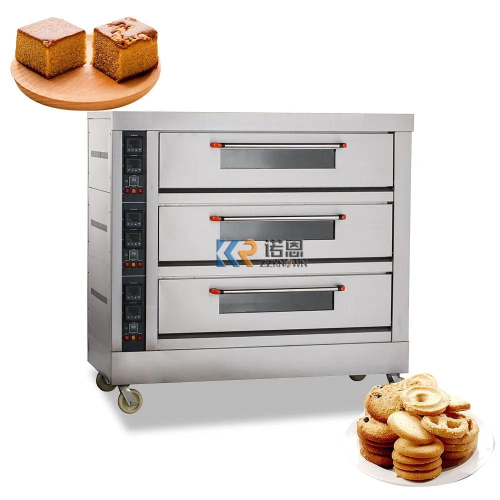 Electric Baking Oven Gas Cookies Biscuits Dutch Drying Ovens Cake Baking Equipment Bread Making Machine for Sale sy b133 lab laboratory chrmistry industrial medical intelligent blast drying oven for sale
