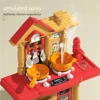 WizKidz Toy Kitchen Set for Boys and Girls with Realistic Lights and Sounds Simulated Food Cooking Stove Sprayer and Toy Sink 6