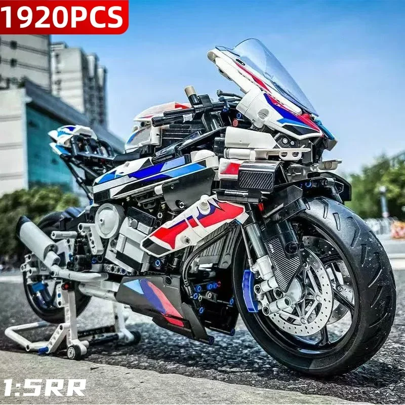 Neue technische Puzzle Block technische Racing Motorrad Motorrad Moc Bausteine Ziegel Spielzeug Erwachsene Geburtstag Weihnachten Geschenke - AliExpress 15