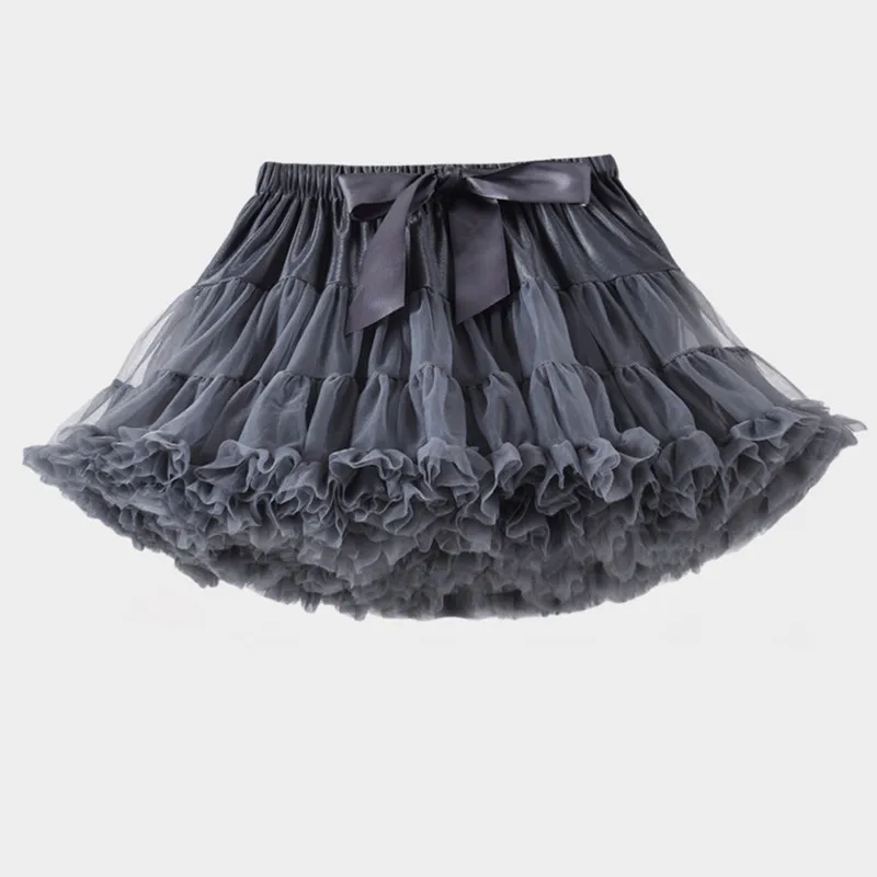 Jupe Tutu en Tulle pour Fille, Tenue de Bal de Princesse, Couleur Unie,  pour ixde Ballet, Spectacle, PP001