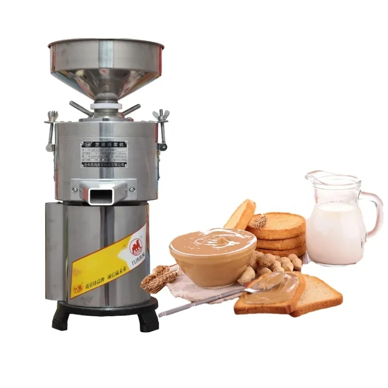 

150 Commercial Soymilk Tofu Machine Electric Refiner Sesame Pulping Soybean Milk Machine Slurry Separation Stuff Pulp Grinder