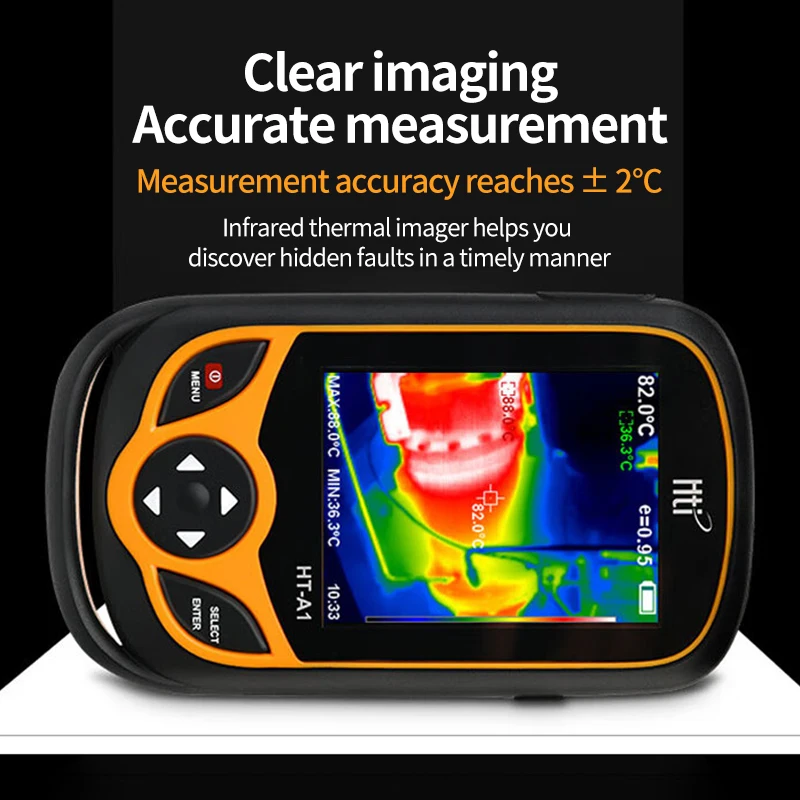 

HT-A1 thermal imager resolution 220 * 160 underground hot water pipe, underfloor heating, power line maintenance thermometer