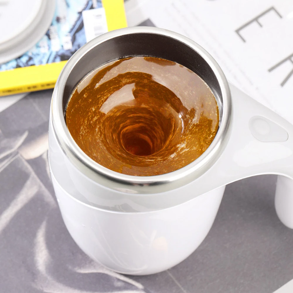 Automatický stirring pohár magnetický hrneček nerez ocel káva míchací pohár mixér líný milkshake rotujícího magnetický voda pohár směšovače