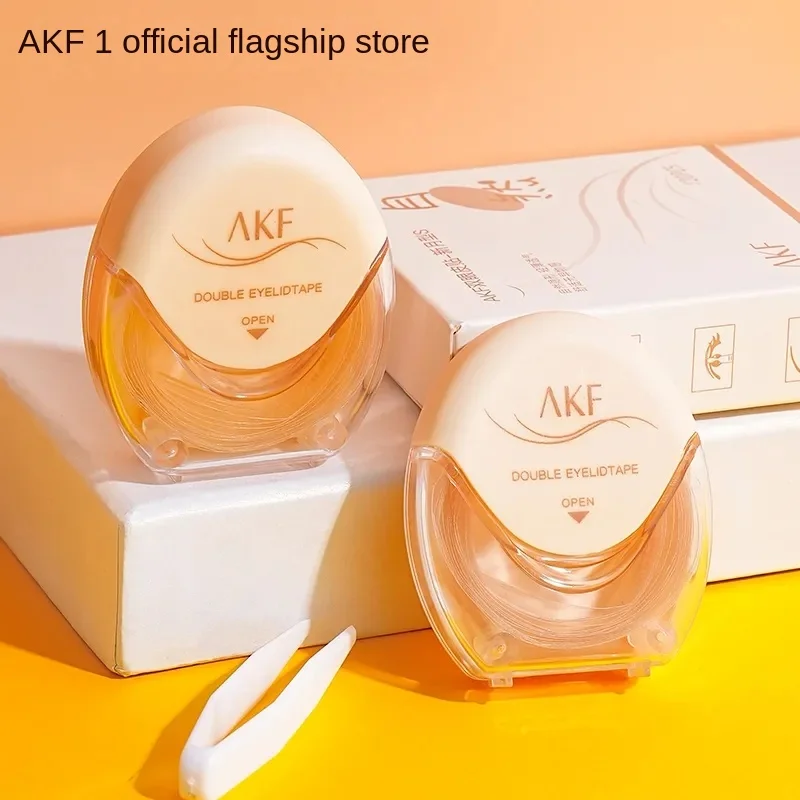 

AKF Original Double Eyelid Tape Sticker Invisible Natural Fold Eyelid Lace Transparent Eyelid Lift Paste Big Eyes Tool