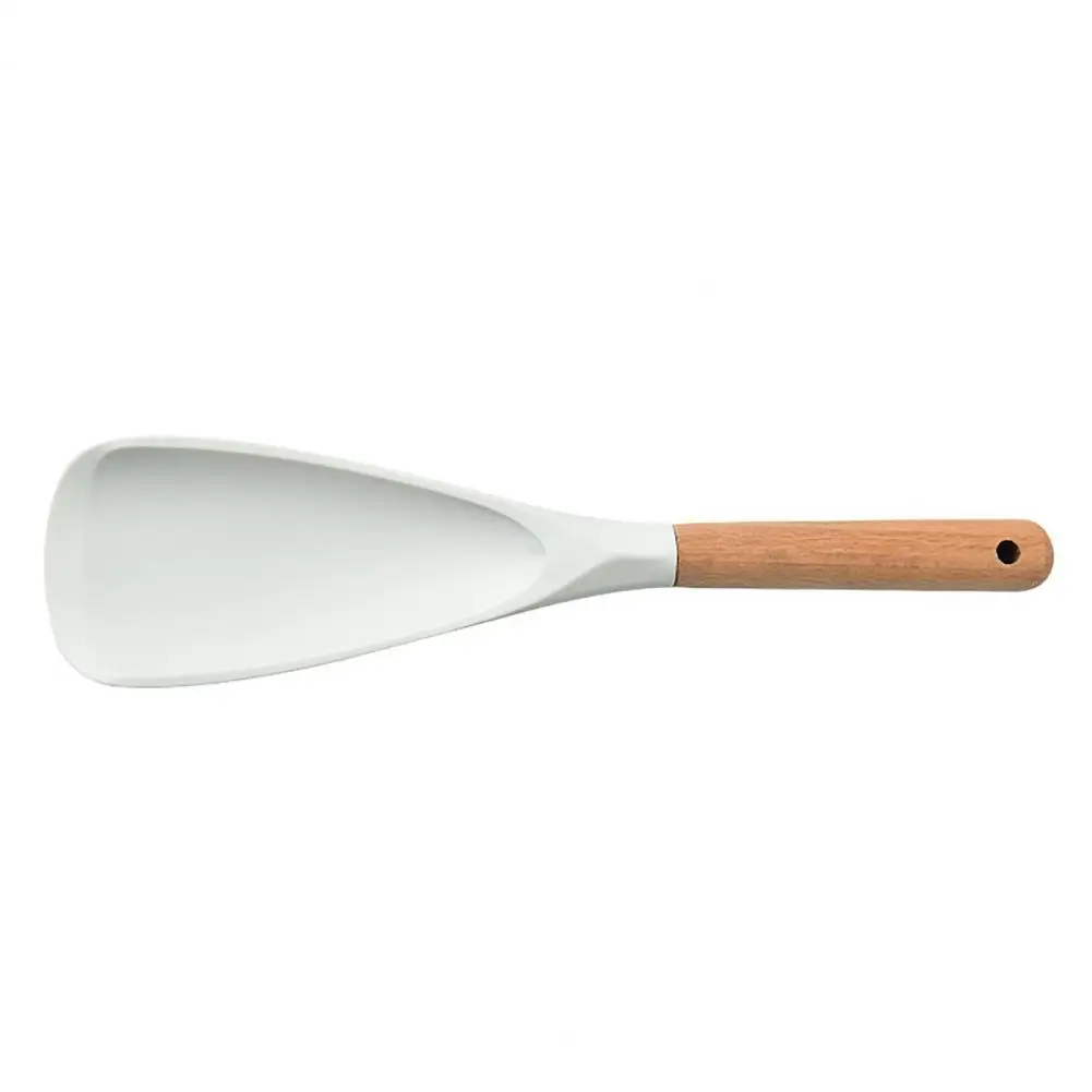 Flexible Cooking Spatula Food-grade Silicone Spatula Durable Wood Handle Silicone Cooking for Nonstick for Mixing