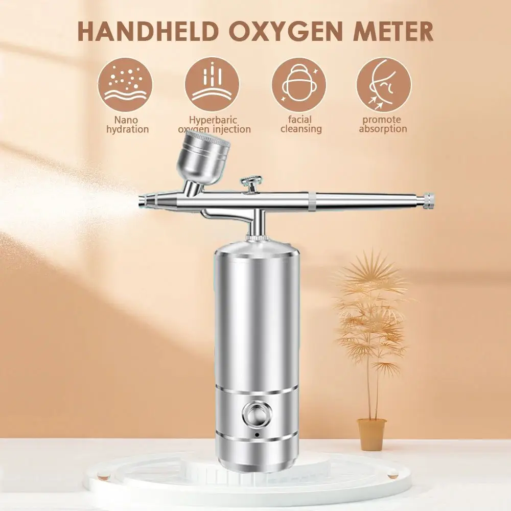 Handheld Moisturizing Nano Mist Facial Oxygen Water Face Infusion Mist Mini Sprayer Jet Water Oxygen Injector 3