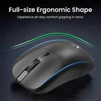 KEBIDUMEI – souris optique sans fil 2.4G à 4 boutons, 3 niveaux DPI, souris de jeu, souris ergonomique pour ordinateur portable, Macbook 4