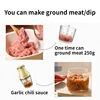 600ml Multifunctional Food Processor Electric Meat Grinder Portable Blender Cup Mixer Baby Food Supplement Mincing Machine 220V 5