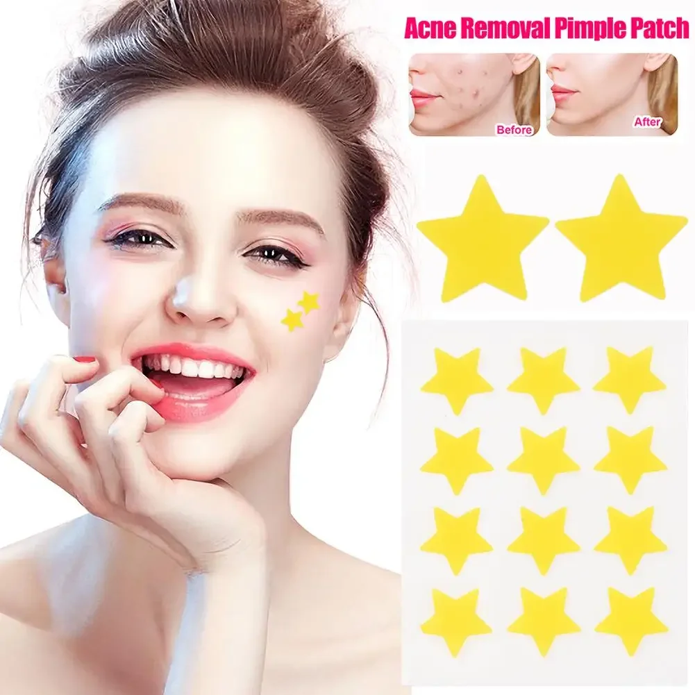 Star Acne/Pimple Patch Star Shaped Acne Absorbing Cover Patch Invisible Hydrocolloid Acne Patches For Acne Dots Face Care