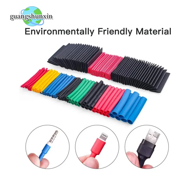 Wire and Cable Sleeves 2-fold shrinkage multi-purpose heat shrink tubing 127PCS 328PCS 164PCS 580PCS 750PCS 780PCS 800PCS