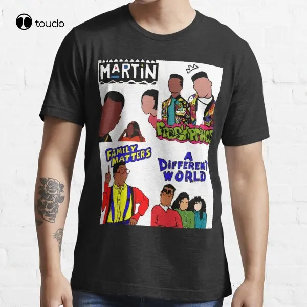 

90S Sitcom Mashup T-Shirt Custom Aldult Teen Unisex Digital Printing Tee Shirt Fashion Funny New Xs-5Xl Halloween Christmas Gift