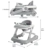 UBRAVOO Push Walker with Detachable Feeding and Music Trays, Foldable Learning Toy for Infants and Toddlers, 2 In 1 Walker 6