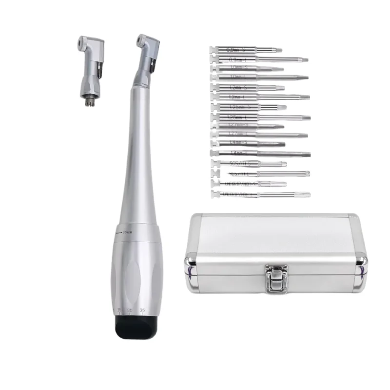 Dental Universal Implantat Drehmoment Mit 16 stücke Treiber Schlüssel Zahnmedizin Latch Kopf Handstück 5 bis 35 N.cm Dental Instrument