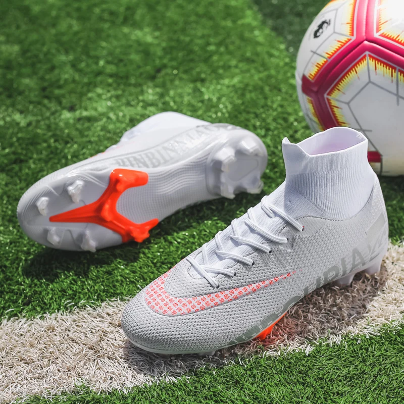 Football shoes FG/AG/TF Men High Ankle Soccer Cleats Training For Man 35-45