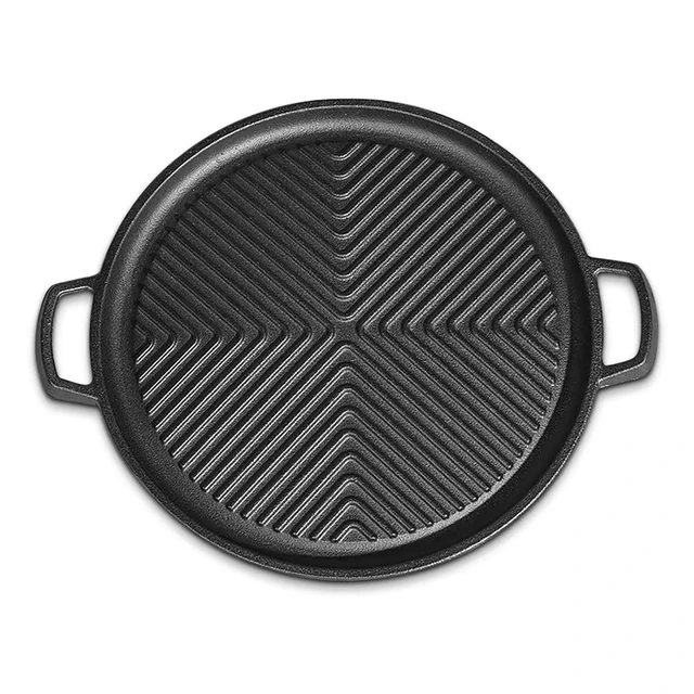 Stove Top Grill Griddle Pan Household Cast Iron Griddle Teppanyaki Plate  Thickened Rectangular Double Sided Barbecue Grill Pan - AliExpress