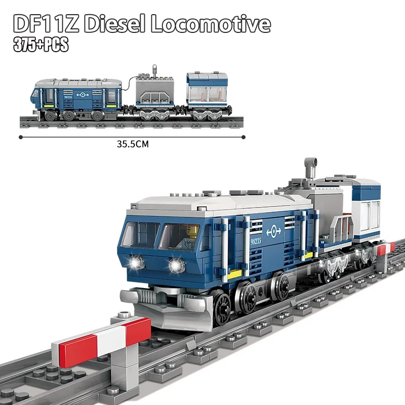 High-Speed Rail Train Building Block Set - Ultimate High-Tech Vehicle Toy