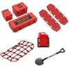 Simulation Sand Ladder Storage Box Luggage Net Shovel Fuel Tank Decoration for Axial SCX10 Traxxas TRX4 1/10 RC Crawler Car 1