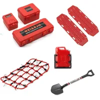 Simulation Sand Ladder Storage Box Luggage Net Shovel Fuel Tank Decoration for Axial SCX10 Traxxas TRX4 1/10 RC Crawler Car 1