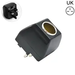 Universal 220V AC to 12V DC Car Socket Charger with UK Plug (UK)
