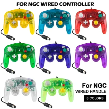 Multi-Colors Wired Gamepad For NGC Console Joypad Controller For GameCube NGC Classic Joystick Retro Game Console Gamepad Access 6