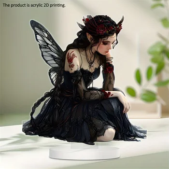 Decoration Cute Black Fairy Desk Decor 1