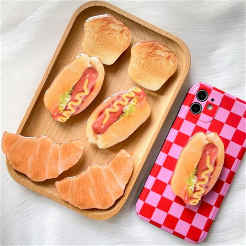 Cake Hotdog Coffee Supporto Per Telefono Cellulare Presa Di Montaggio Presa Pieghevole Smartphone Tasca Tablet Supporto Da Tavolo Supporto Per Telefon