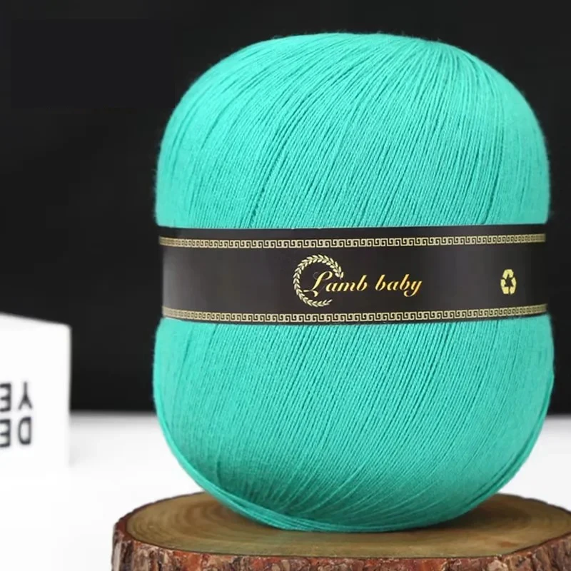 Luxurious 150g Silk Cotton Lace Yarn for Hand Knitting and Crocheting