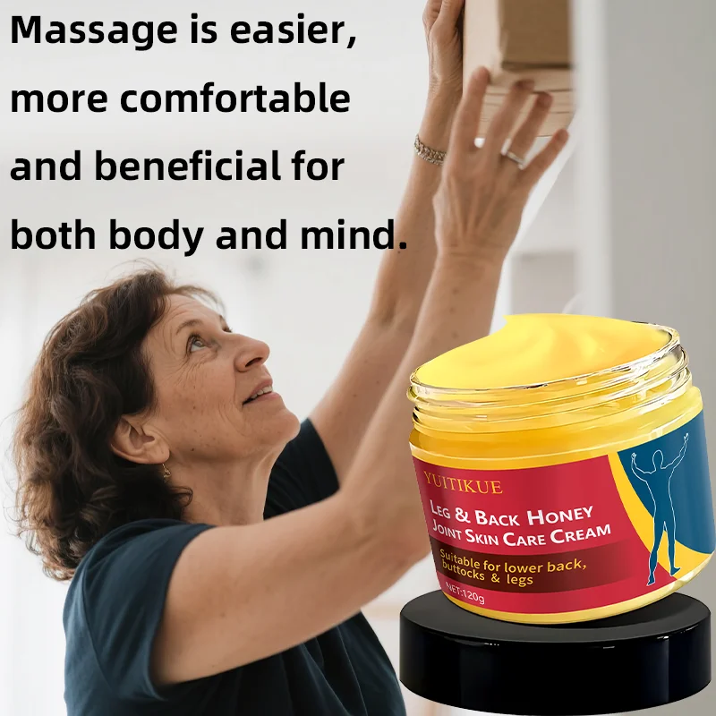 Honey Joint Care Cream, firms and lifts, deeply moisturizes, protects joints, suitable for the lower back, hips, and legs