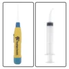Tonsil Stone Removal Kit Tool Or Earwax Removal With Tips + Irrigator Cleaning Tool Irrigation Syringe(Random Color) Wash 3