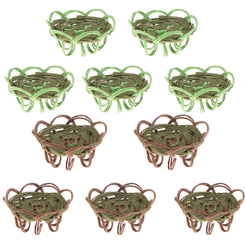 

1/2/3/5 шт. 1/12, тканая модель для кукольного домика, аксессуары для украшения кукольного домика