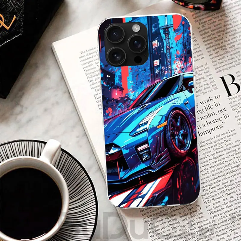 Japanese JDM Sports Car Custom Print Phone Case