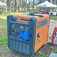 Générateur Inverter à Essence Monocylindre Silencieux et Léger 4 Temps 4000W 5KW 6.5kW 50Hz à Démarrage à Distance Refroidi par Air pour le Camping - Vente Flash 6