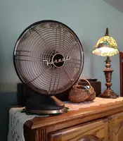 Silver Swan Alchemy Oscillating Vintage Fan Gunmetal, Medium luxury finishes rightly sized perfectly equipped oscillating action 2