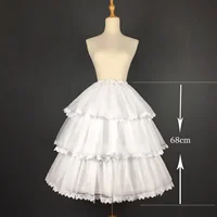 Sweet Short Convertible Rockability Jupon, Dentelle Garnie, Ligne A, Robe de Bal, Jupon Lolita 5