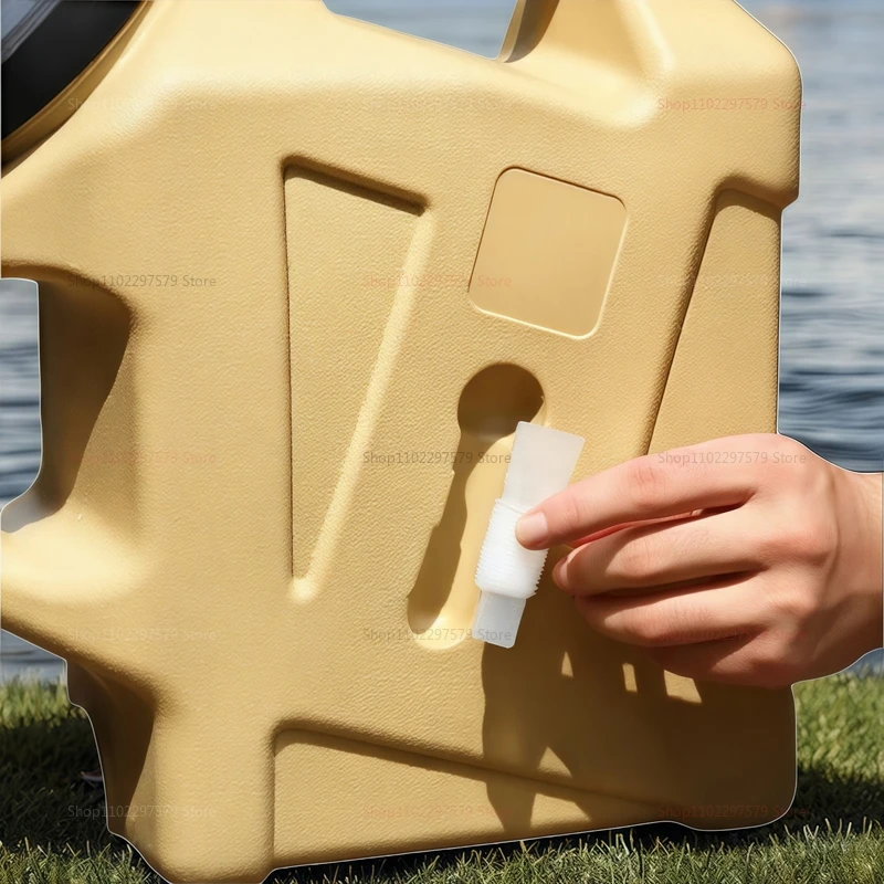 Container de Armazenamento de Água 12L – Durável, com Alça, Torneira Removível e Tampa Hermética (PE, BPA Free) - Imagem 6