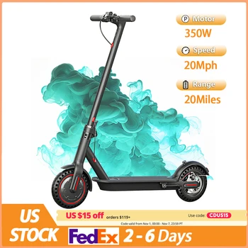 350W Foldable Electric Scooter for Adults Teens,Explosion-proof Tires,Dual Brake System Lightweight High Quality E-scooter 1