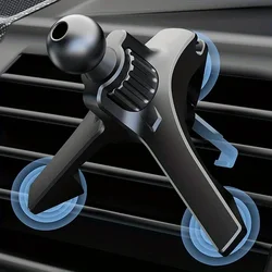 Premium Car Air Vent Phone Holder with Universal Ball Head Clip (1set)