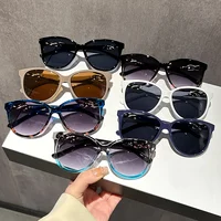 Women's Cat Eye Sunglasses Retro Butterfly Sunglasses Women's Fashion Mountaineering Sunglasses - Image 2