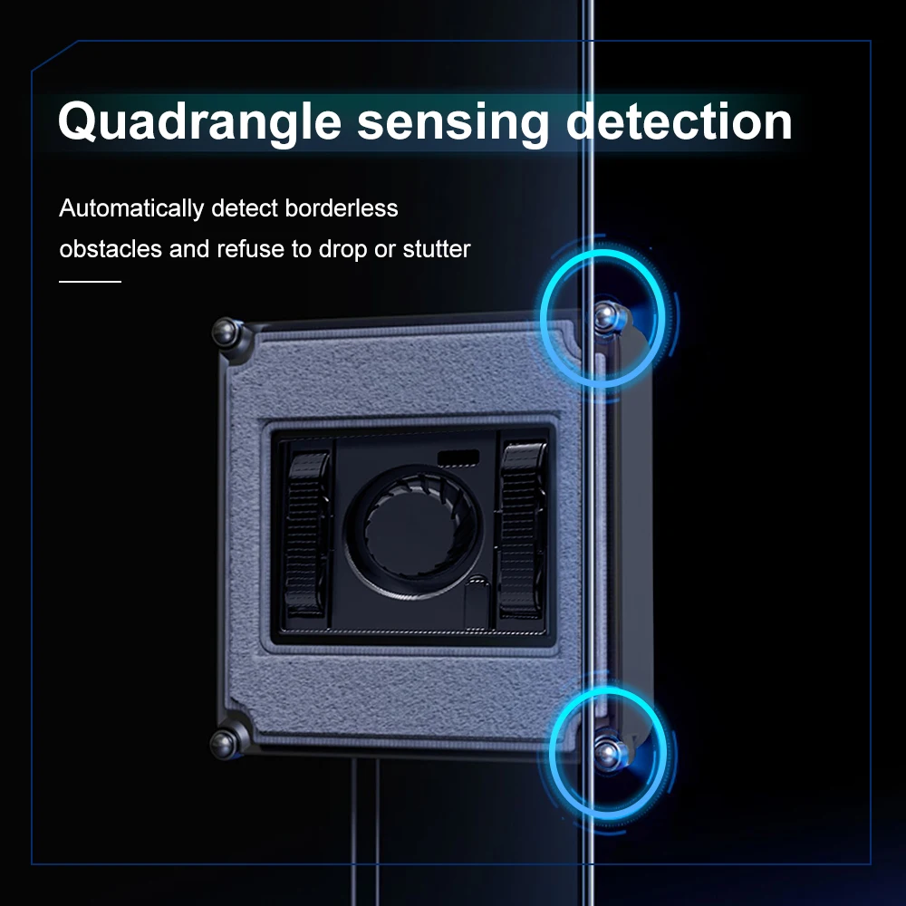 PuRuiKai Robot Window Vacuum Cleaner, Dual Nozzle, Intelligent Memory, Vacuum Cleaner, Laser Sensor, Home 4