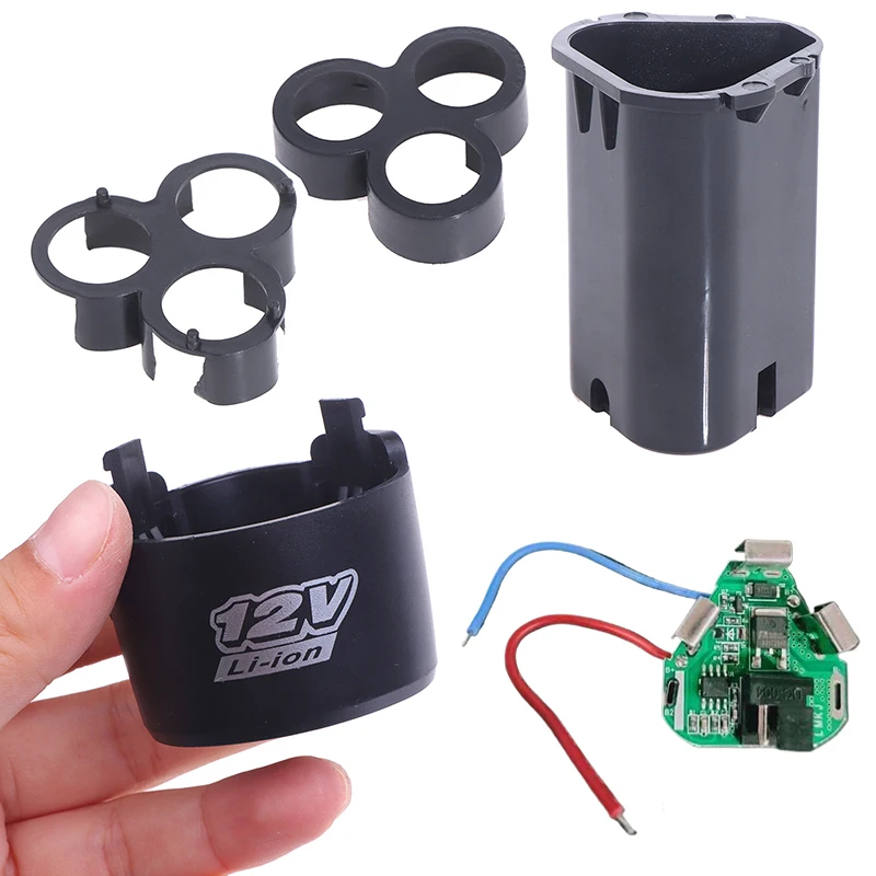 3S 12V DC BMS 18650 리튬 박스 회로 팩 쉘 케이스 브래킷 핸드 드릴 전원 리튬 이온 배터리 보호 보드 전동 공구
