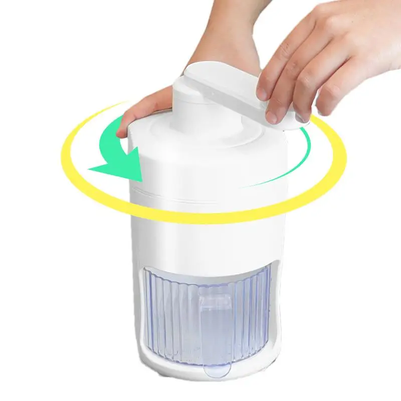 

Shaved Ice Machine Manual Household Crushed Ice Machine Portable Ice Shaver with Crank for Summer White Ice Crusher for Picnics