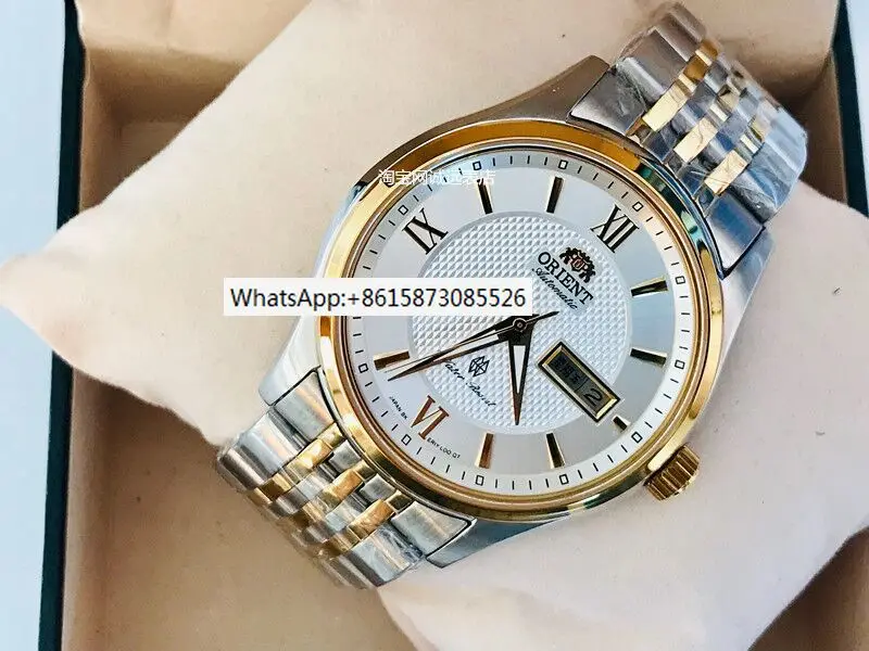 2022Nuovo Luminoso Doppio Calendario Orologio Orientale Doppio Leone Orologio Meccanico Orologio Meccanico Automatico Giapponese Doppio Leone