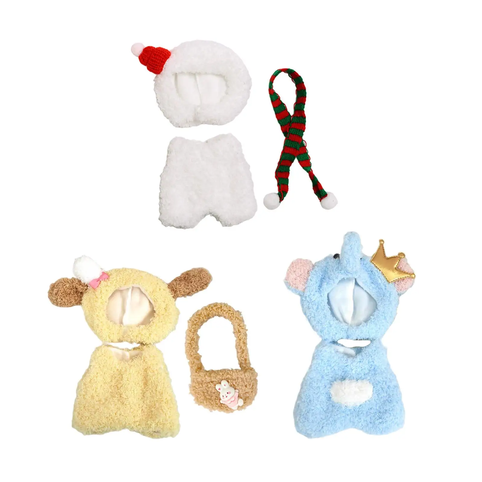 

17cm Doll Clothes Comfortable Cute Doll Clothes Suit for 6.69inch Doll