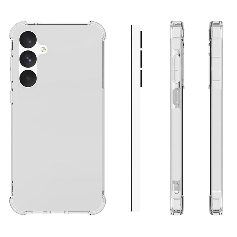 Per Samsung Galaxy A55 5G A556B Custodia Trasparente Airbag Silicone Tpu Paraurti Cover Posteriore Antiurto Custodia Per Telefono Per Samsung Galaxy A